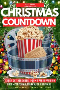 Copy Of Christmas Movie Night Poster Made With Postermywall Activities Calendar