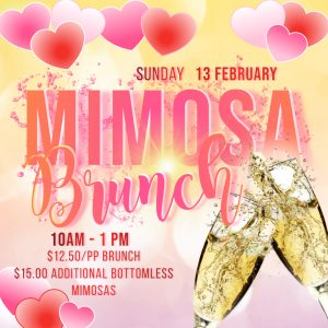 Mimosa Brunch Activities Calendar