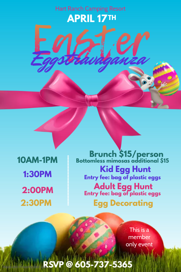 Hart Ranch Camping Resort Club 2022 Easter Eggstravaganza