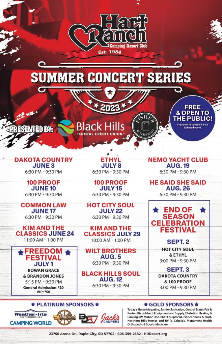 Hrcr 2023 Summer Fest Rev 11X17 Sponsors 18147 Summer Concert Series