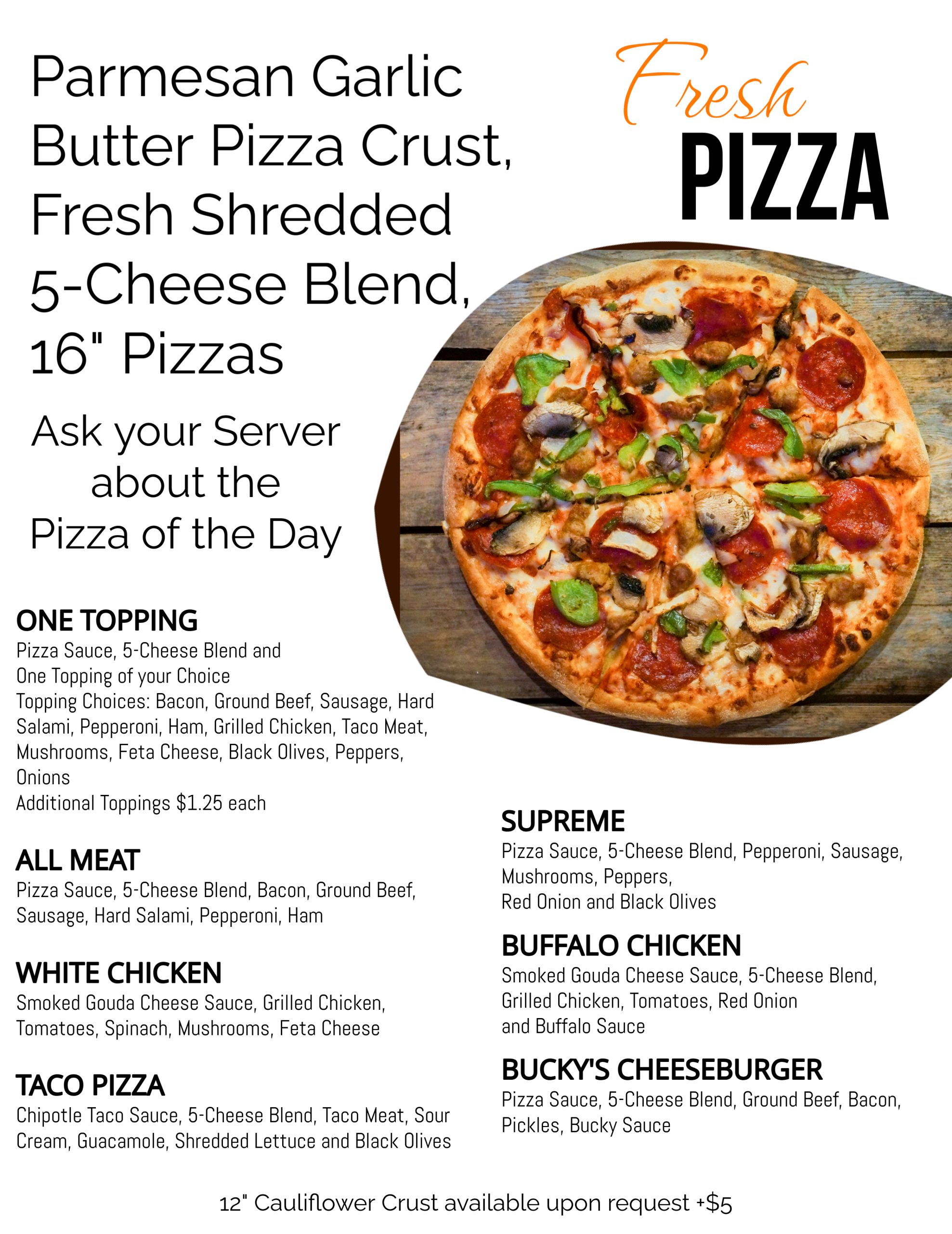 Pizza No Price